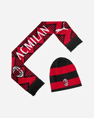 3511bis PUMA 19-20 AC MILAN KIT SUPPORTER SCIARPA E CAPPELLO UNISEX 05355301