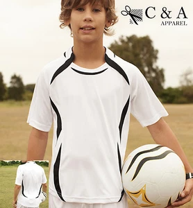 Kids Boys Girls Breezeway Sports Soccer Jersey Casual Wears Top Shirt SunProtect - Bild 1 von 19