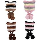 Fun Cat Ear Hat Unisex Skull Hat Y2K Halloween Warm Soft Crochet Beanie