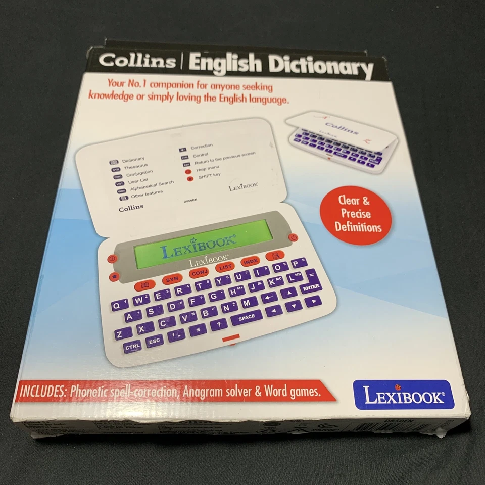 LEXIBOOK D850EN The Collins English 13th Edition-Electronic Dictionary **