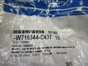 2019-2023 Ford Ranger Flange Front Bolt W716344-S437 - Bild 1 von 3