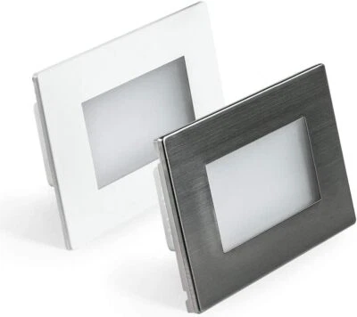 Faretto Segnapasso LED 3W Tricolor Incasso 503 Luce Calda Naturale Fredda - Immagine 1 di 4