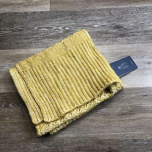 "NEW" A NEW DAY Yellow Gold Ribbed Cable Knit Scarf Women's One Size - Picture 1 of 7