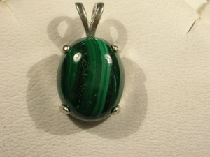 12x10mm Malachite Pendant - Picture 1 of 1
