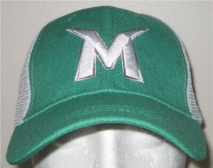 Gorra de béisbol Madison Mallards verde y blanca de ligas menores - Imagen 1 de 3