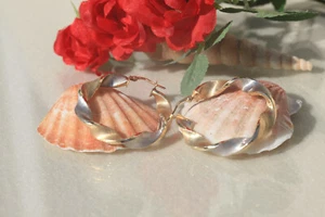 048  Gold Creolen aus 585 14k  - Bild 1 von 8