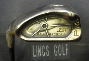 Left Handed Ping ISI Karsten 7 Iron Stiff Graphite Shaft Ping Grip - Picture 1 of 4