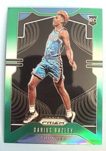 2019-20 Panini Prizm Darius Bazley #289 RC Green Prizm - Picture 1 of 3
