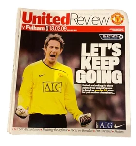 MANCHESTER UNITED V FULHAM - PREMIER LEAGUE - 18/2/2009 - Picture 1 of 1