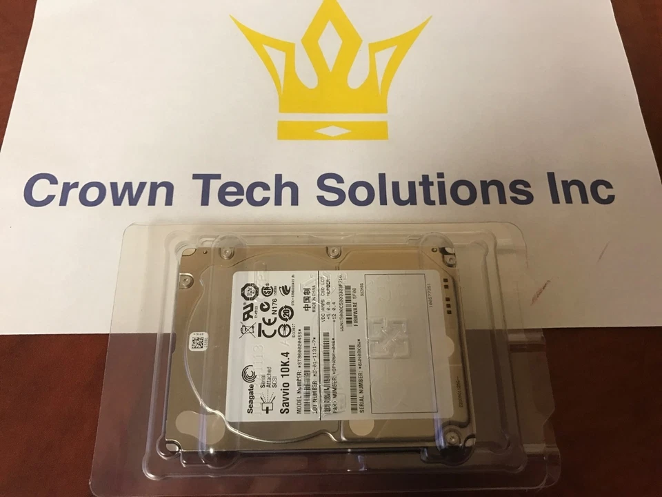 SEAGATE SAVVIO 10K.4 600GB 2.5" ST9600204SS 9PN066-004 9PN006-046 Hard Drive - Image 1 of 1