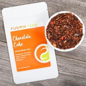 Chocolate Cake Honeybush - Premium Loose Leaf Herbal Tea - Fusion Teas - Picture 1 of 5