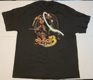 Vintage 2004 ONIMUSHA 3: Demon Siege PS2 Gaming T-Shirt Capcom Promo Y2K T-Shirt - Picture 1 of 11