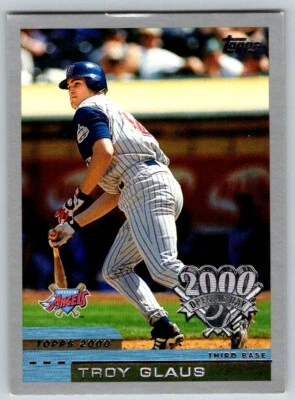 2000 TOPPS OPENING DAY TROY GLAUS ANAHEIM ANGELS #40 - Image 1 of 2