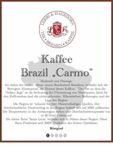 Brazil „Carmo“ Kaffee 1kg - Bild 1 von 1