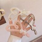 Hollow Out Bow Hair Clips Exquisite Pearl Shark Clip  Girl