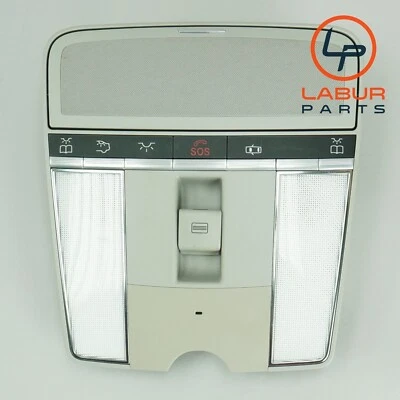 +C1595 W221 MERCEDES 07-10 CL S LUZ DOMO SUPERIOR CON PANEL INTERRUPTOR TECHO CORREDIZO Foto 1 de 4