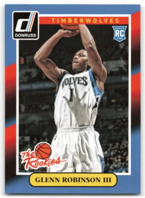 Donruss #16 2014 Glenn Robinson III The Rookies radiocontrol Minnesota Timberwolves 1AS2 Foto 1 de 2