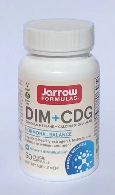 Jarrow Formulas DIM + CDG formula di disintossicazione migliorata 30 veg caps - Immagine 1 di 3