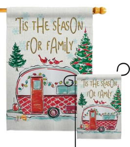 Remolque de temporada para familia Christmas Be Home luz jardín casa bandera patio - Imagen 1 de 13
