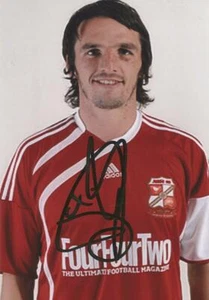 SWINDON: JONATHAN DOUGLAS SIGNED 6x4 PORTRAIT PHOTO+COA - Picture 1 of 1