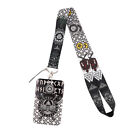 Viking Tattoo Lanyard Neck Strap With ID Card Holder For Phone Key Anime