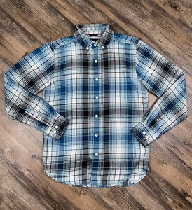 Camisa Marmot Franela Abotonada Para Hombre S Azul A Cuadros Manga Larga Exterior Informal - Imagen 1 de 14