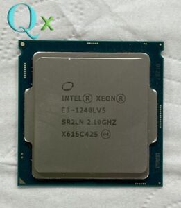 Intel Xeon E3-1240L V5 LGA 1151 CPU Processor 2.1GHz SR2CW 25W 4-Core 8M