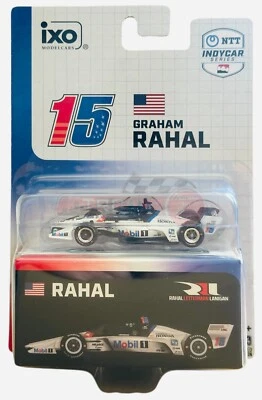 Graham Rahal 2025 IXO America 1/64 #15 Mobil 1/RLL Racing NTT Indy Car