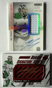LOT of 2 MATT MURRAY 2023-24 Premier Rookie AUTO PATCH /249 & Engrained /99 RC ! - Picture 1 of 6