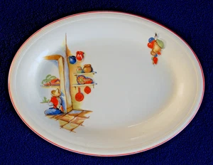 Oval Serving PLATTER ~ Edwin Knowles TIA JUANA ~ Southwestern Hacienda ~ Vtg - Picture 1 of 5