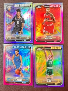 2024-25 Topps Chrome Basketball - Pink & Purple Refractor Set Builder - Pick! - Bild 1 von 8