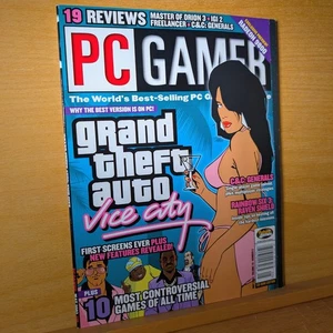 PC Gamer Magazine May 2003 GTA Vice City 10 Most Controversial Games NO LABEL - Picture 1 of 7
