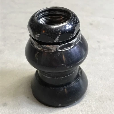 Stronglight Delta Headset 1 x 24 Tpi Black Road Vintage Bicycle Strong Light - Image 1 of 4