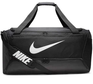 Nike Brasilia Duffle Bag Schwarz Größe Medium Neu mit Etikett DH7710-010 - Bild 1 von 5
