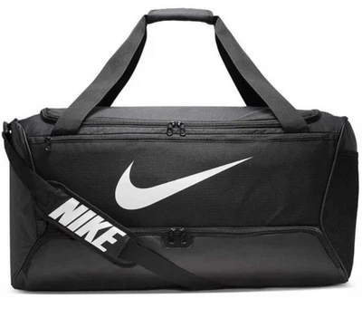 Bolso de Lona Nike Brasilia NEGRO Talla Mediana NUEVO CON ETIQUETAS DH7710-010 Foto 1 de 4