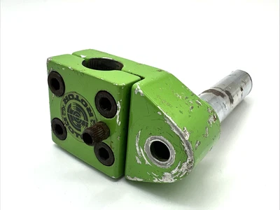 Rare ACS Rotor BMX Bicycle Handle Bar Stem Mount Green 1980's - Image 1 of 4