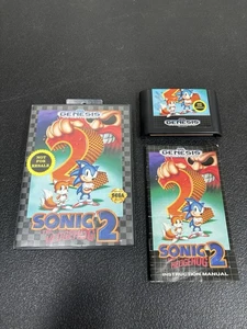 Sonic The Hedgehog 2 ( Sega Genesis 1992 ) Komplett CIB - Top Zustand - Bild 1 von 11