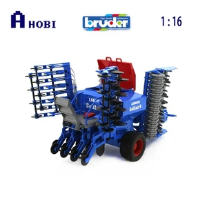 Bruder 1:16 Scale Lemken Solitair 9 Sowing Combo Model Toy Blue - Picture 1 of 2