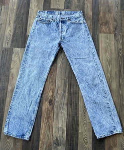 Jeans Levi's 501-0109 Azul Lavado Ácido Talla W32 L31 *LEER - Imagen 1 de 16