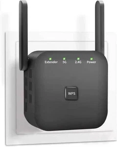🚨NUOVO 2025 Estensore WiFi Più Veloce Ripetitore WiFi Booster Copre fino a 10000 SqFt🛜 - Foto 1 di 1