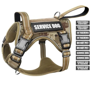 Tactical Dog Harness, No Pull Dog Harness for Medium Large Dogs with Handle &... - Bild 1 von 7