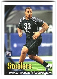 Maurkice Pouncey 2010 TOPPS #127 RC Pittsburgh Steelers - Picture 1 of 2