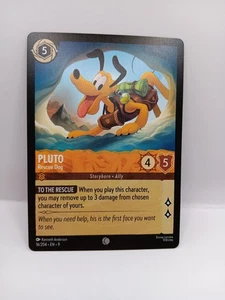 Disney Lorcana Fabled Singles Pluto Rescue Dog 16/204 Common NM/M - Picture 1 of 2