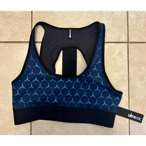 Neu mit Etikett Ultracor Sport-BH Damen mittelblau dunkelblau schwarz - Bild 1 von 5