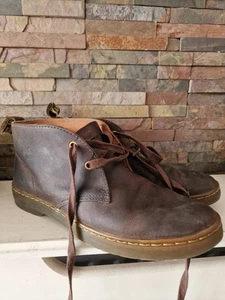 Dr Martens Cabrillo Brown Leather Boots - Size 9 UK. USED. - Picture 1 of 9