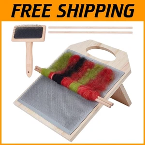 Wool Blending Board Carding Brush Set - Picture 1 of 8