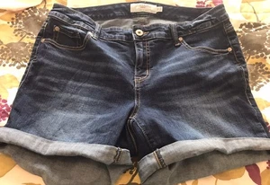 Corto Torrid Demin Talla 14 Algodón Spandex Lavado Oscuro - Imagen 1 de 10