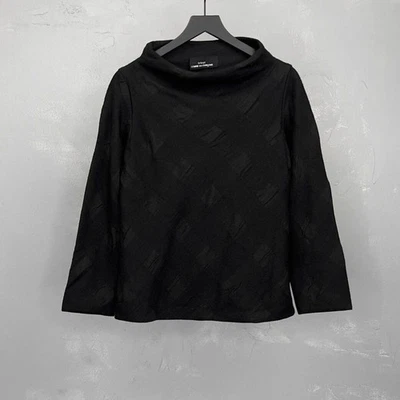 Suéter Tricot Comme Des Garçons 1998 Mezcla de Lana Doble Capa Cuello Simulado Se Ajusta a M Foto 1 de 4