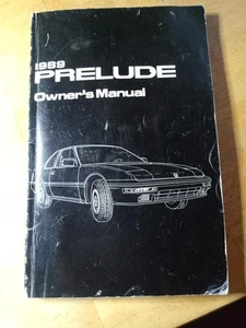 1989 Honda Prelude Owners Manual User Guide Reference Operator Book - Bild 1 von 6