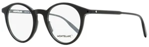 Montblanc Oval Eyeglasses MB0009O 005 Black 50mm 0009 - Picture 1 of 3